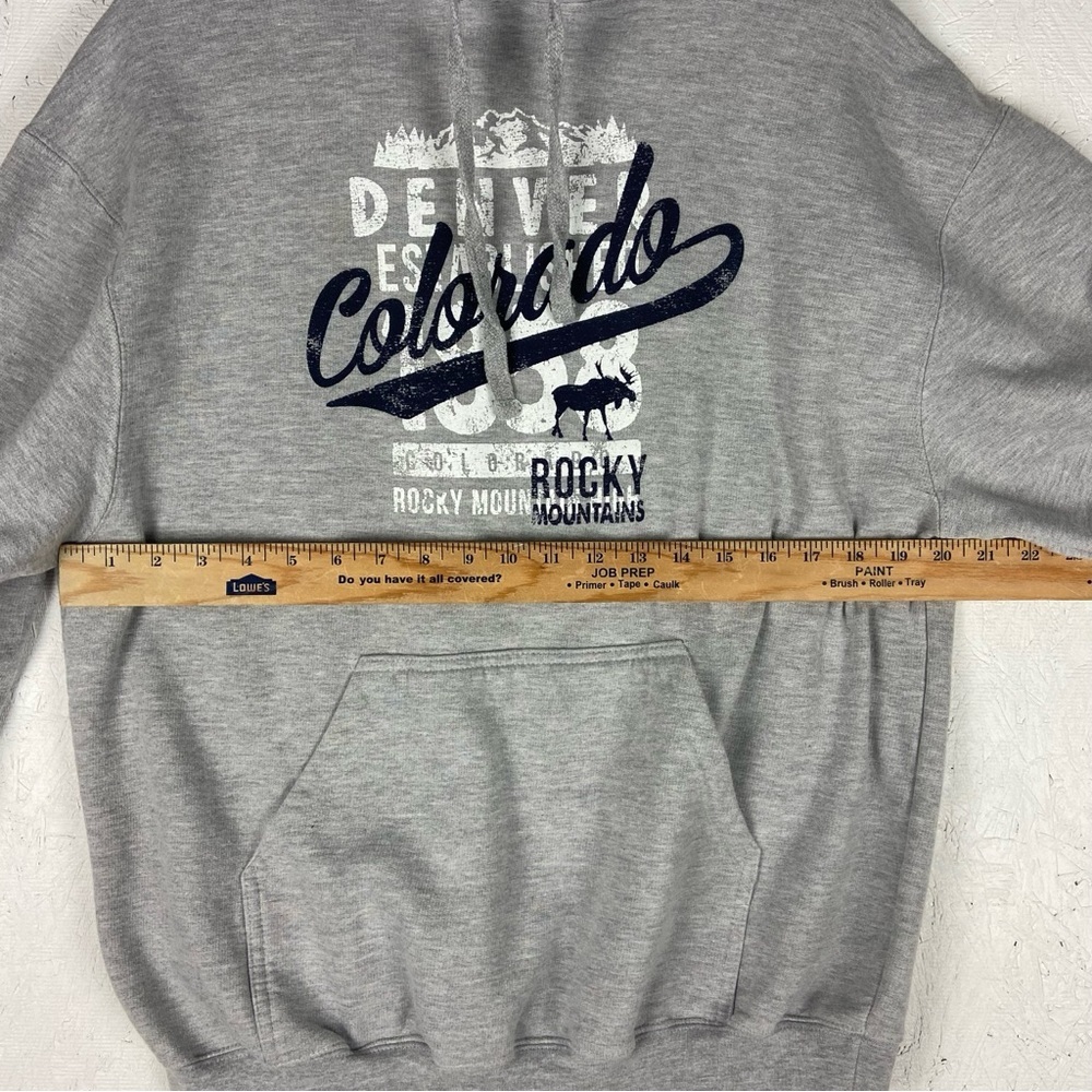 Dave & Buster’s Athletics Department Hoodie Adult Medium Gray - Picture 3 of 6